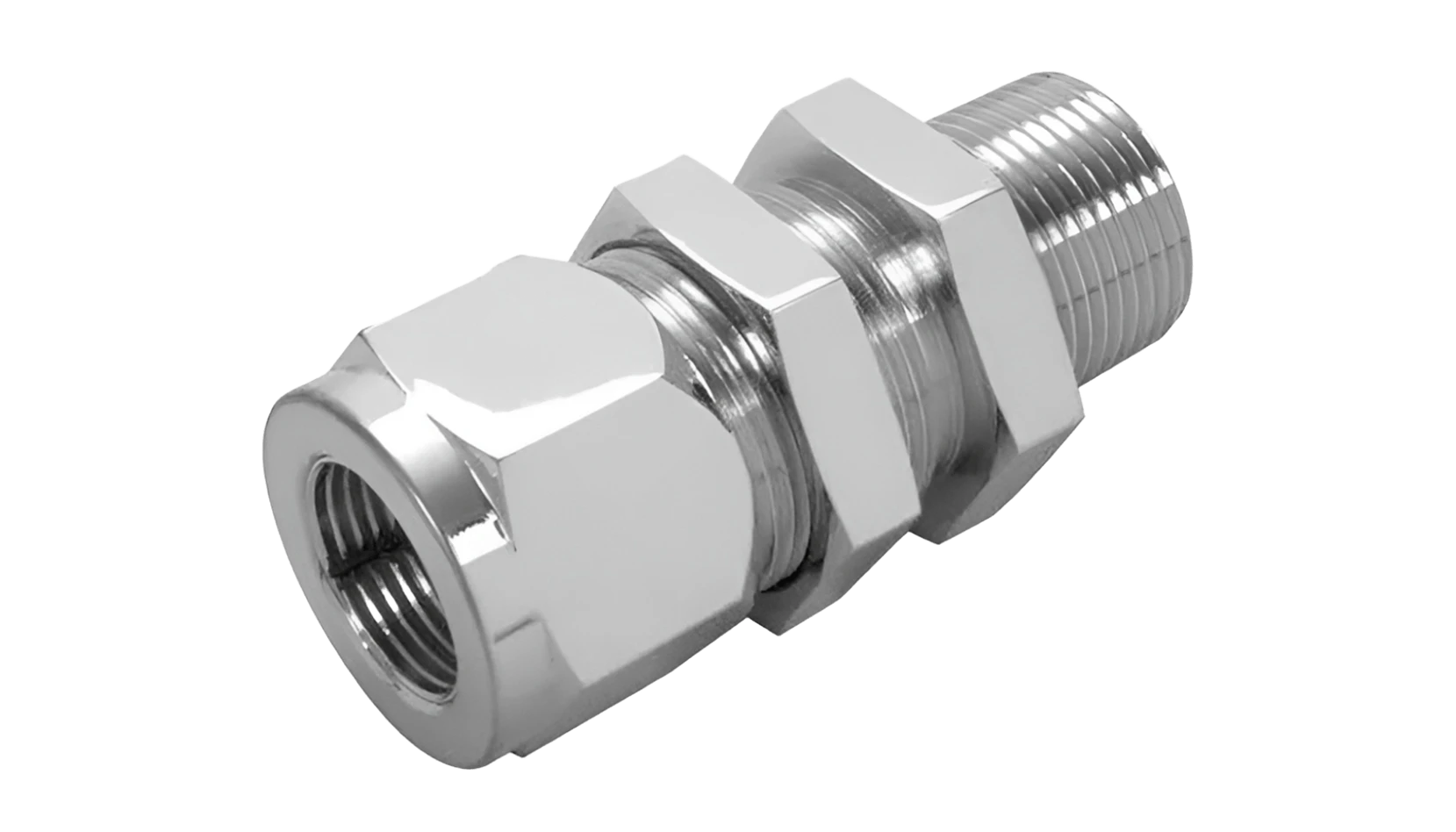 SS 304 Male Bulkhead Connectors